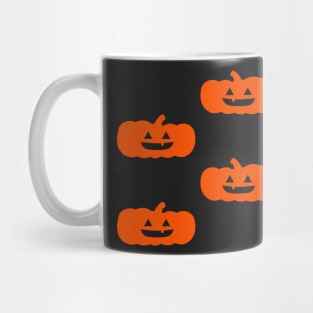 Squat Jack-O-Lantern Tile (Orange) Mug